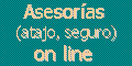 Asesor�as on line