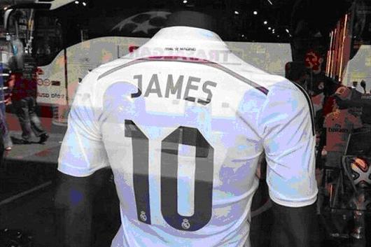 Camiseta de James Rodrguez (Real Madrid)
