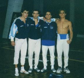 Fernando Menghi, Sergio Alvari�o, Marcelo Palacio y Eric Pedercini