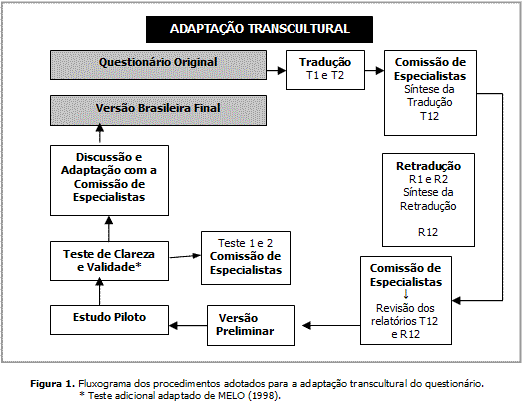 Fases do processo de tradução e adaptação cultural do instrumento