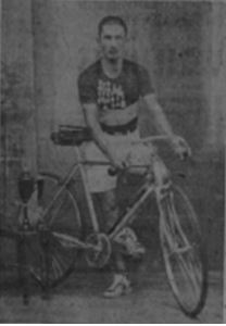 Imagen 6. Fernando Guevara, triunfador de la carrera ciclística de 1939