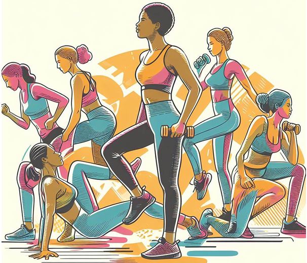 Imagem 1. O exercício físico é importante pois atua diretamente no bem-estar físico e emocional