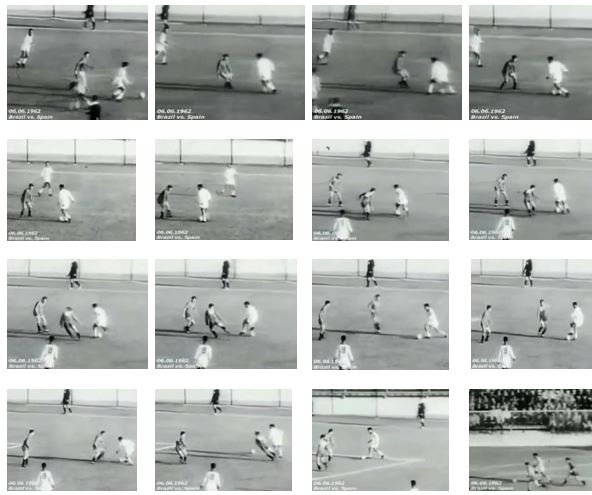 Fotograma 2. Brasil 2 x 1 Espanha. 06/06/1962