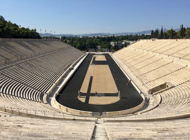 Imagen 1. Estadio Panatenaico en el centro de Atenas, sede de competencias en los Juegos Olímpicos de 1870, 1875, 1896 y 2004