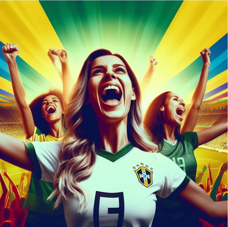 Imagem 1. O interesse das mulheres pelo futebol aumenta a cada dia