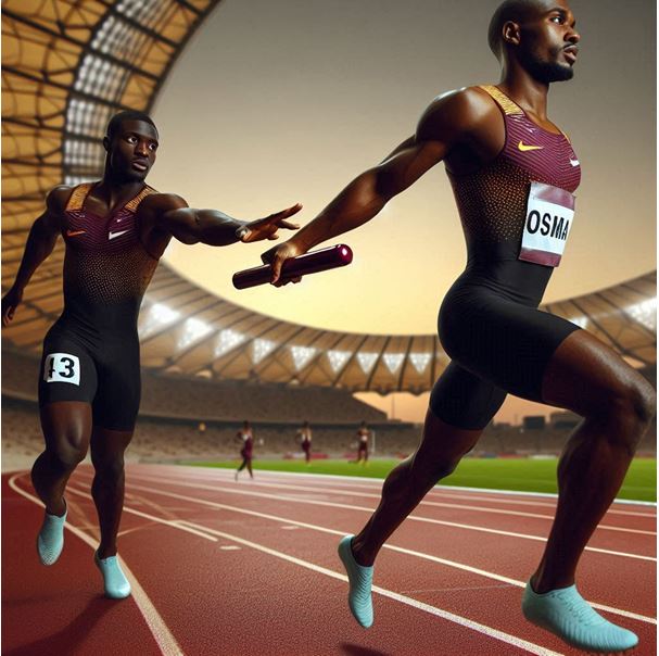 Imagen 1. El estudio de los patrones de lateralidad especializados de los corredores de 4x100 metros mejora la eficacia en la zona de cambio