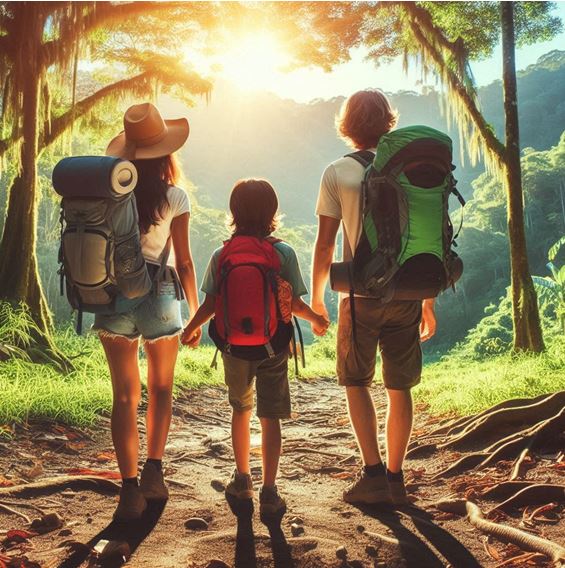 Figura 1. El senderismo se puede adaptar a personas de distintas condiciones físicas, edades o niveles socioeconómicos