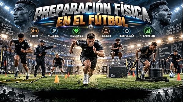 Figura 1. El éxito en el fútbol moderno es producto del equilibrio entre la intensidad del entrenamiento y la recuperación integral de los jugadores