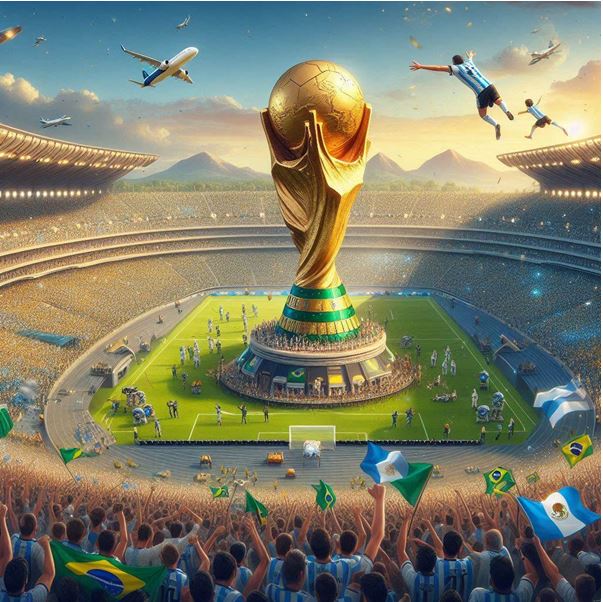 Figura 1. El Estadio Azteca va a ser sede por tercera vez de una Copa del Mundo de fútbol